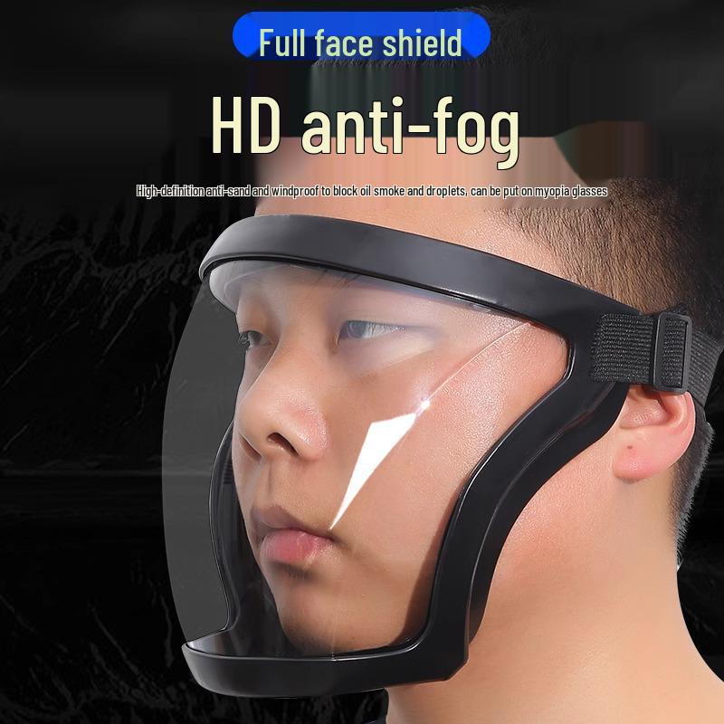 Pesticide Spray Mask: HD Anti-Dust, Non-Fog Full Face Shield