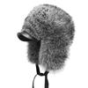 Furry Plush Ushanka Caps for Teens And Women Windproof Thick Trapper Hat Warm Pullover Hat Outdoor Winter Activity Hat