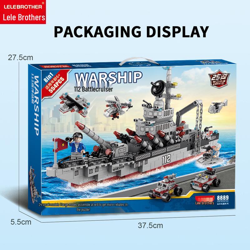 Military Mecha Aircraft Carrier & Space Rocket Building Blocks for Kids - Educational Assembly Toy