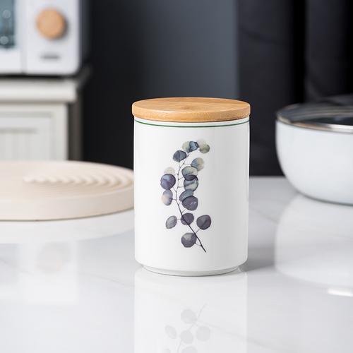 Food Grade Sealed Jar Ceramic Storage Jar Household Kitchen Grains Storage Jar Nut Tea Coffee Storage Box/collection Utensils