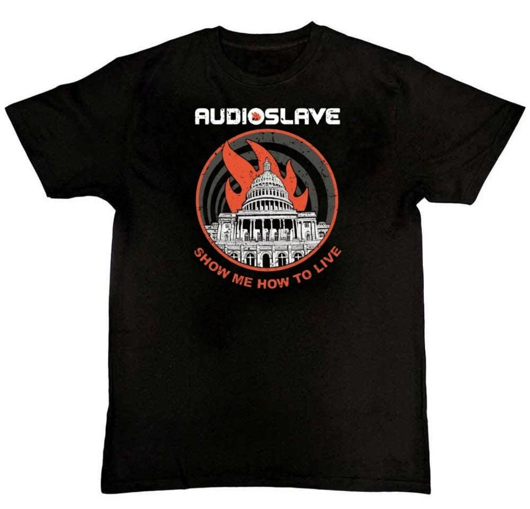 Rare Audioslave Band Graphic Print Mens T-Shirt S-4XL XXL