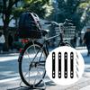 Cycling Accessories 4PCS Rear Basket Mounts Weather Resistant Metal Structure Large Capacity For  Transportation
