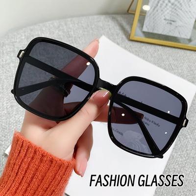 New Rice Nail Square Sunglasses Fashion Sunglasses Women'S Uv Protection Retro Eyeglasses Large Uv400 Goggles Women Brand