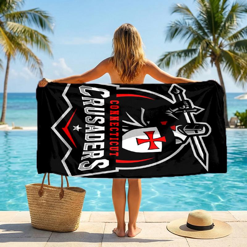 Crusader Fashion Beach Towel: Ideal for Summer Adventures Soft, absorbent and quick drying suitable for swimming and bathing