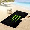 Monster Energy Print Beach Towel, Large Soft Quick Dry Towel for Beach Camping Swimming