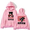 Funny Boxing Club Karate Bear Print Hoodies Men Women Fashion Vintage Kawaii Sportwear Fleece Oversized