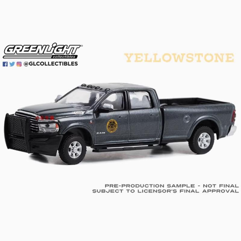 GreenLight 1:64 Scale 2017 Ram 3500/2020 Ram 2500 Pickup Alloy Simulation Car Model Classics Adult Souvenir Gift Static Display