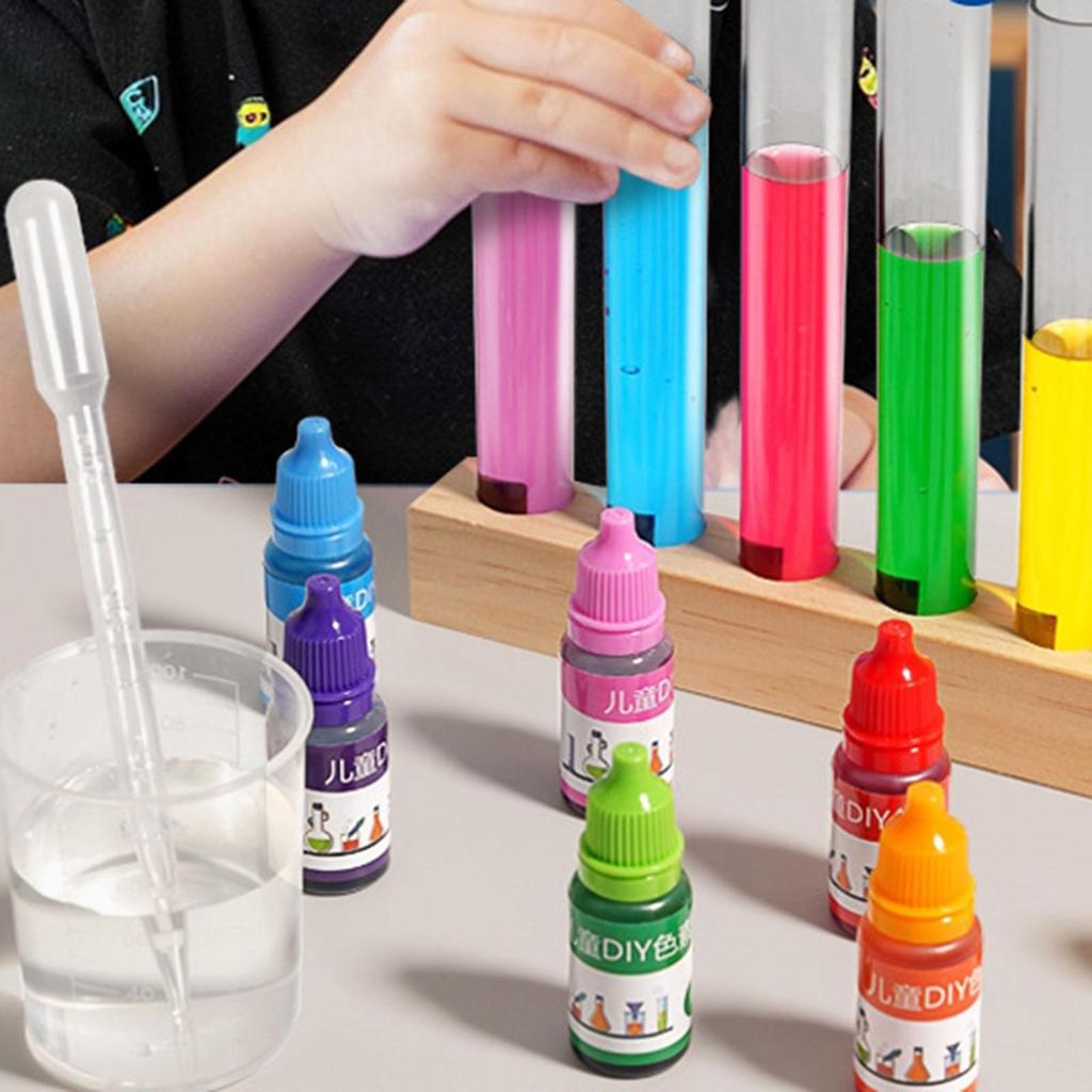 Science Kit toy,Science Experiment,Three Primary Color Experiment,Colorful Test Tube Toy for