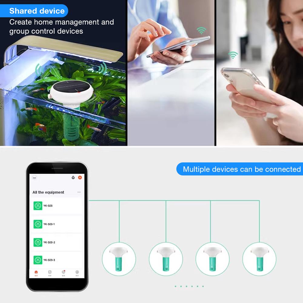 7 In 1 Tuya ZigBee Intelligent Chlorin Meter Pool Water Quality Tester PH ORP Total Dissolved Solids Salinity Temp CL  Meter