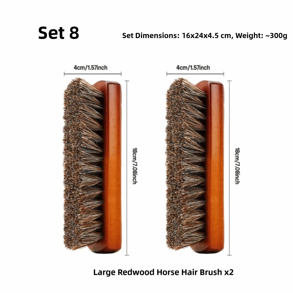 Long Handle Polishing Applicator Wooden Handle Shoe Boot Care Brush  Shoe Polishing