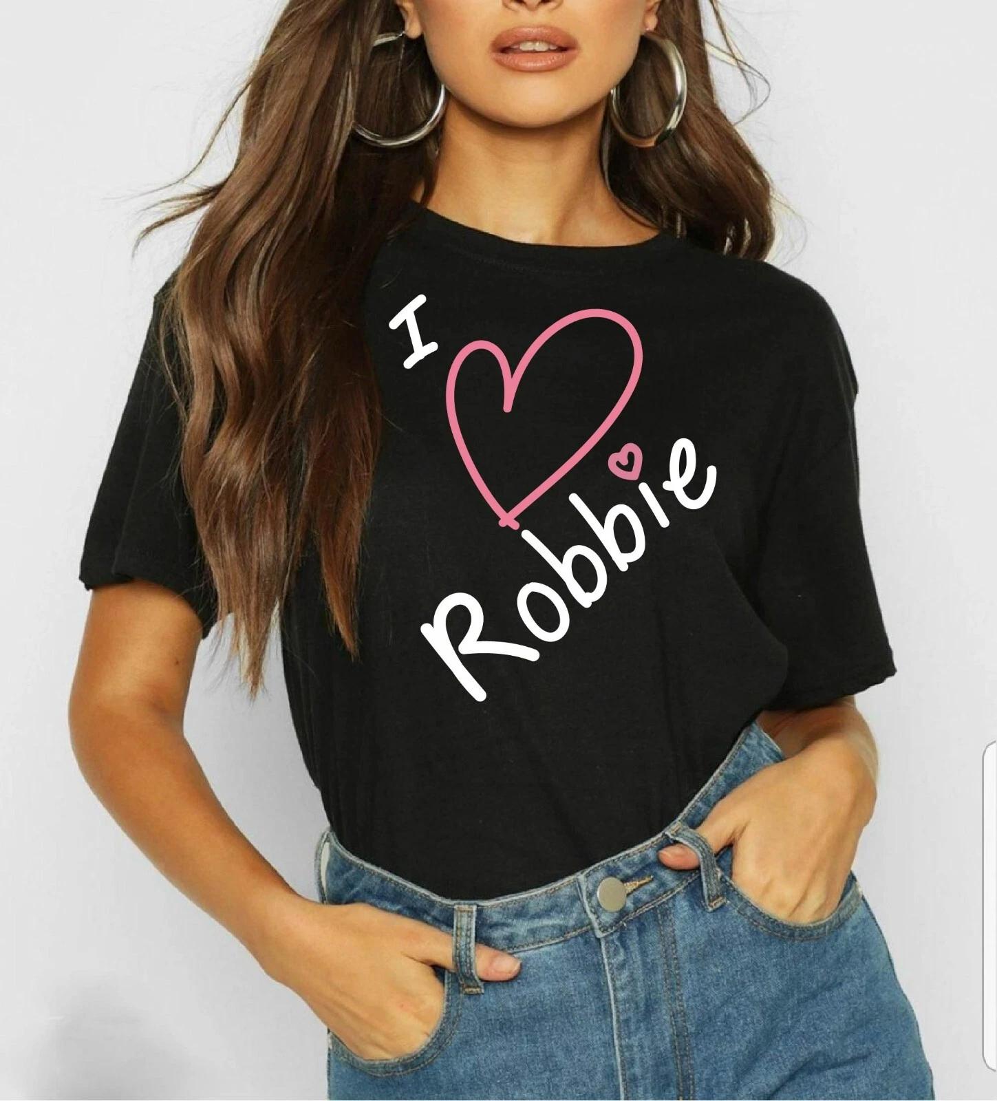 Robbie Williams T-Shirt I Love Robbie Inspired T-shirt 2026 Angels S