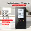 Multifunctional 4 In 1 Combustible Natural Gas Detector Plug In Home LCE Display Air Quality Monitor Natural Gas Leak Sensor for Kitchen Garage Safety