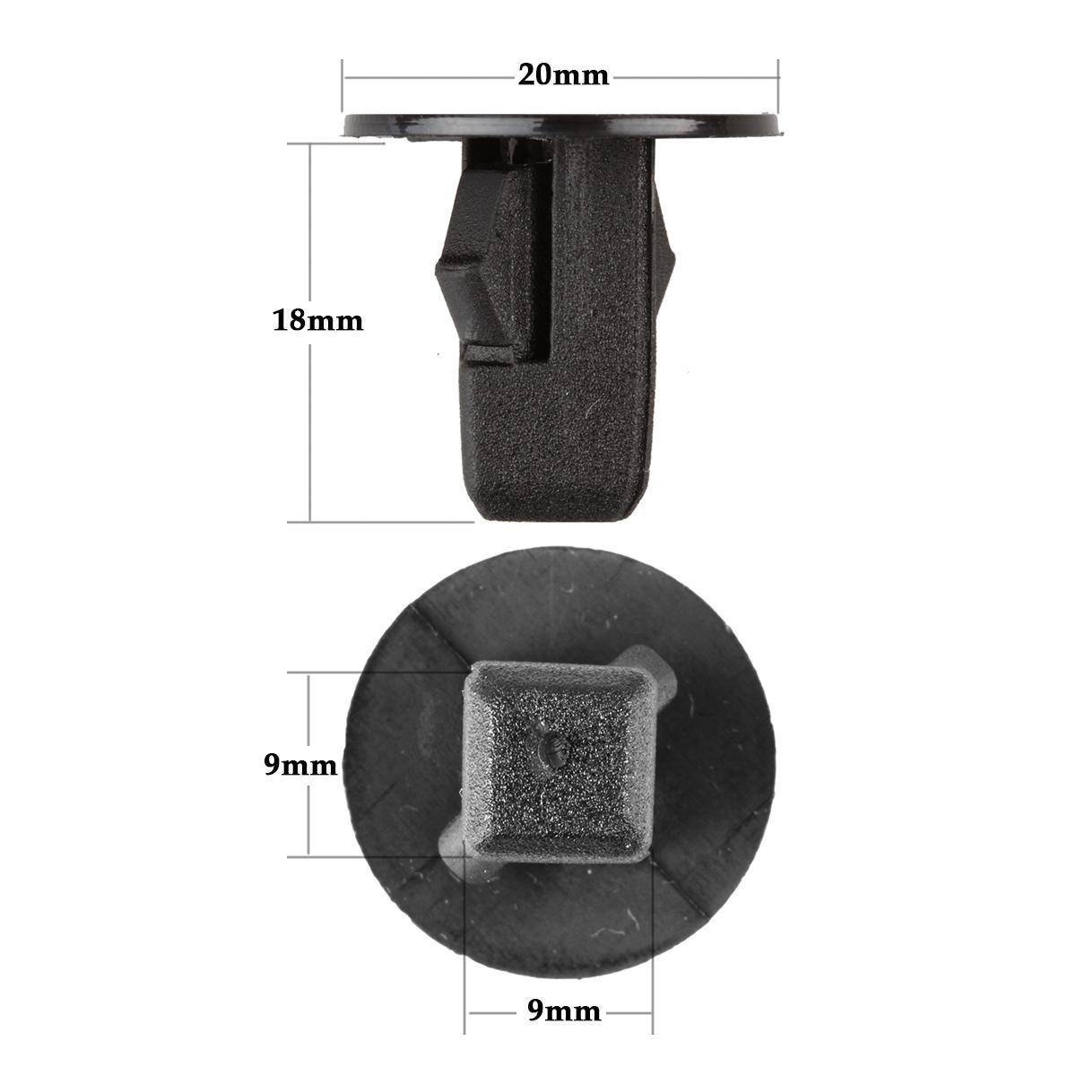 

Fender Liner, Trunk, and Roof Decoration Buckles Winning Path