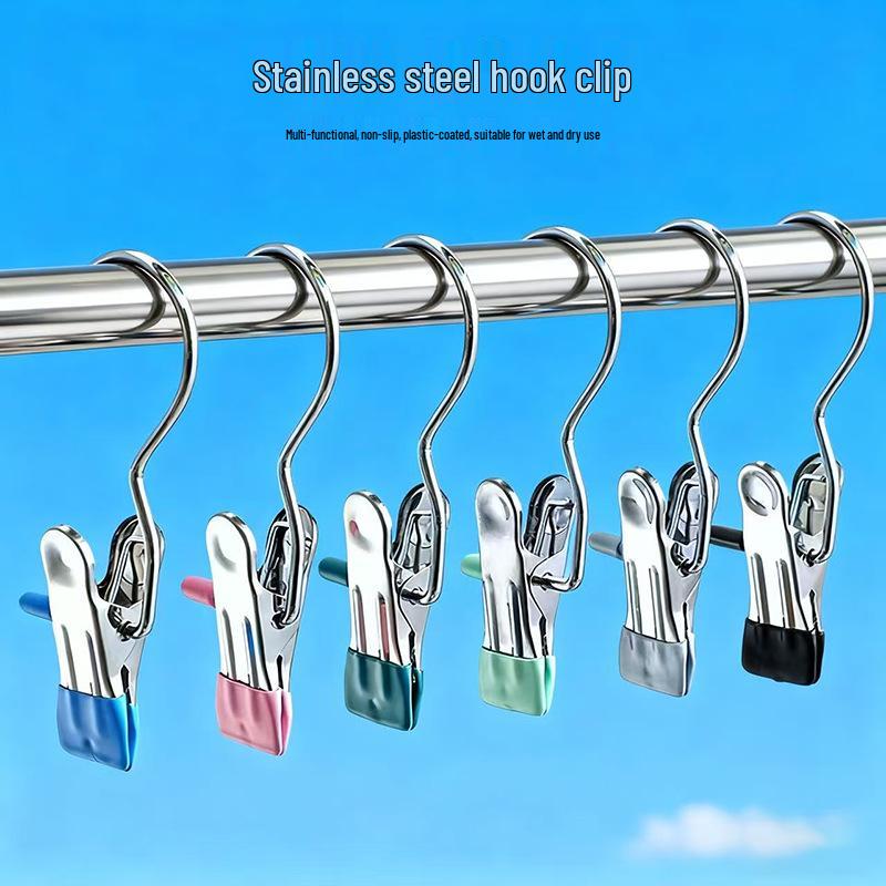 Compact Multi-Functional Non-Slip Hook Clip for Hats & Socks