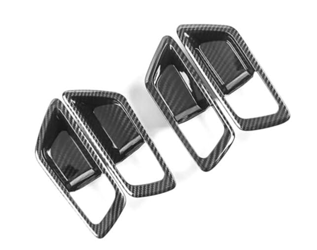 

FUKUARE Накладка на внутреннюю ручку двери CHR Черный карбоновый стиль Накладка Детали интерьера на заказ 2 C-HR чёрный