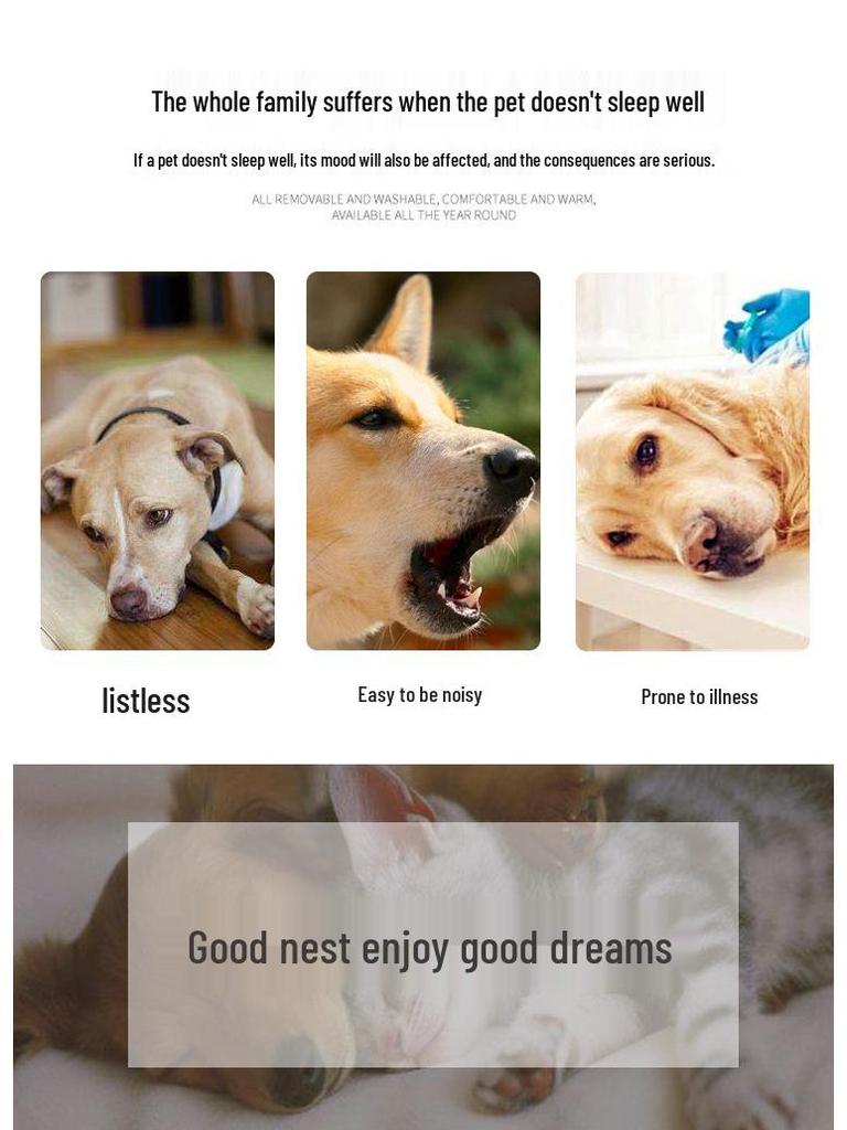 Warm Candy Color Pet Bed: Fast Delivery for Cats & Large Dogs