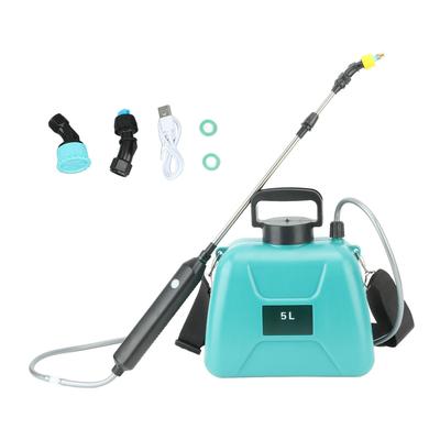 Electric Sprayer with USB Rechargeable Handle 2400 Mah Battery Powered Sprayer Handle for Home Lawn
