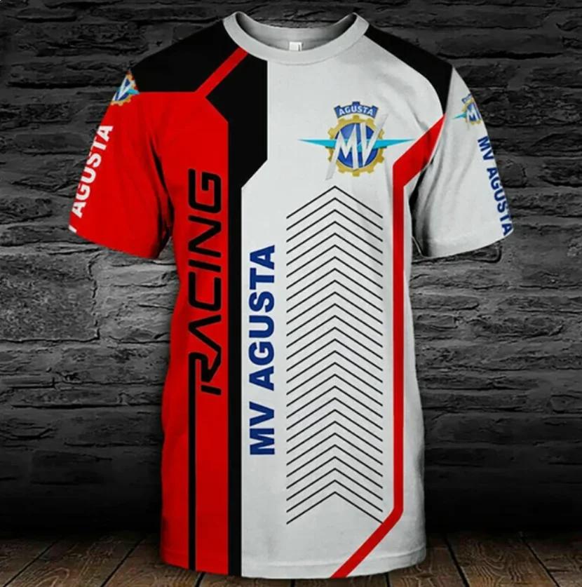

MV Agusta T-shirt Motorcycle Racing 3D Printed Unisex Sport Quick-drying Casual Fashion Oversized Children s Safety Top XS синій