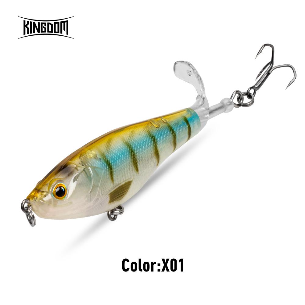 

Kingdom Propeller Topwater Рыболовные приманки 9 см 11 см Плавающие искусственные приманки Жесткий лоппер Мягкий вращающийся хвост Рыболовные снасти 9501-11g-X01