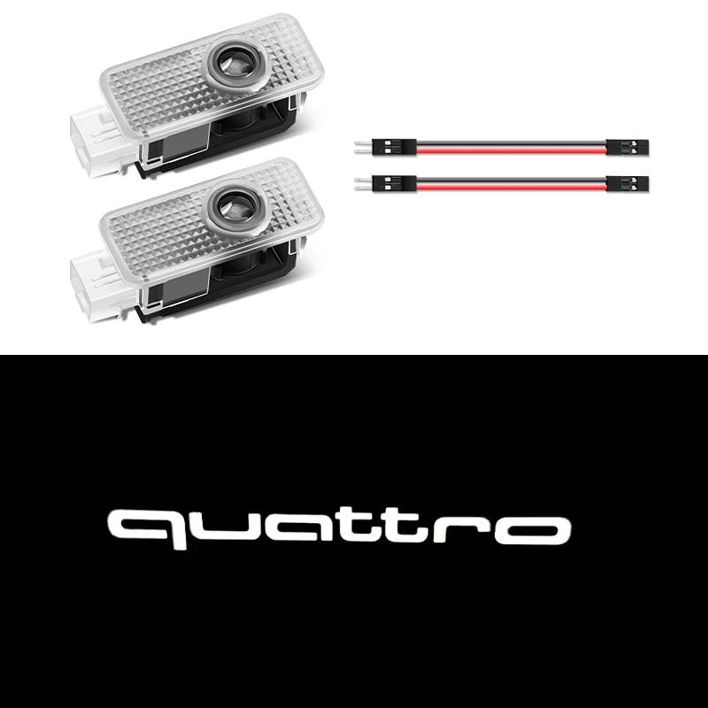 For Audi S66Led Car Door Welcome Light 3D Logo Projector For audi A3 8V 8P 8L A4 B5 B6 B7 B8 B9 A6 C5 C6 C7 C8 A5 8T A8 Q3 Q5 Q7 TT S3 S6