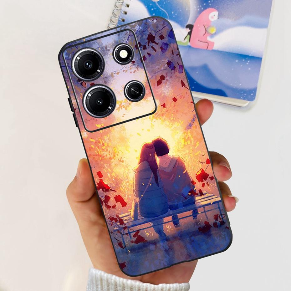 Fashion Butterfly Phone Case For Infinix Note 30i Note30 Pro 2023 Soft Silicone TPU Back Cover For Infinix Note 30 Pro Note30i