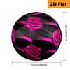 Black Neon Pink Size Soccer Ball High Elasticity Match Universal Unique Gift Magenta Fluid Swirl Soccer Ball Suitable For Both Training And Competitio