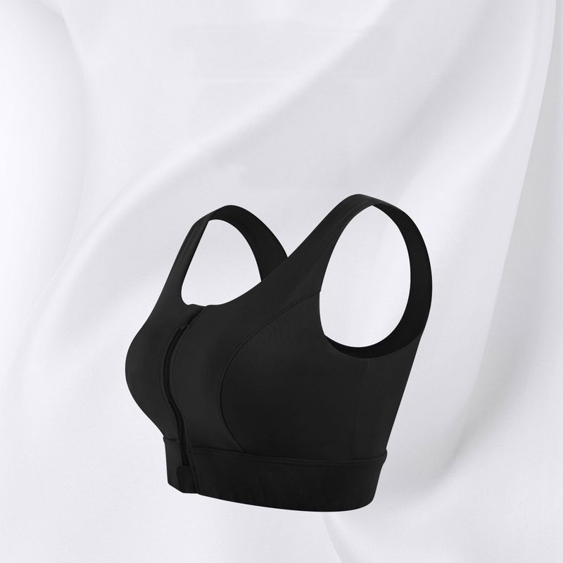 

Tu European and American Export High Strength Sports Fitness Yoga Clothes Women Shockproof Push up Outer Wear Cycling Quick-Drying Sports Underwear XL(80D/85A/85B/85C) Black