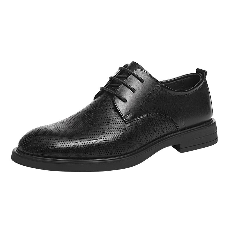 Red Dragonfly Men s Summer Breathable Business Derby Shoes 42