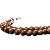 Authentic 8mm Agarwood 108-Bead Unisex Bracelet - Genuine High-Oil Kalimantan Material