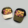 New Unisex Interesting 3D Printed Letter Baseball Hats Sunshade Cartoon Breathable Color Block Trucker Caps Mesh Versatile ins