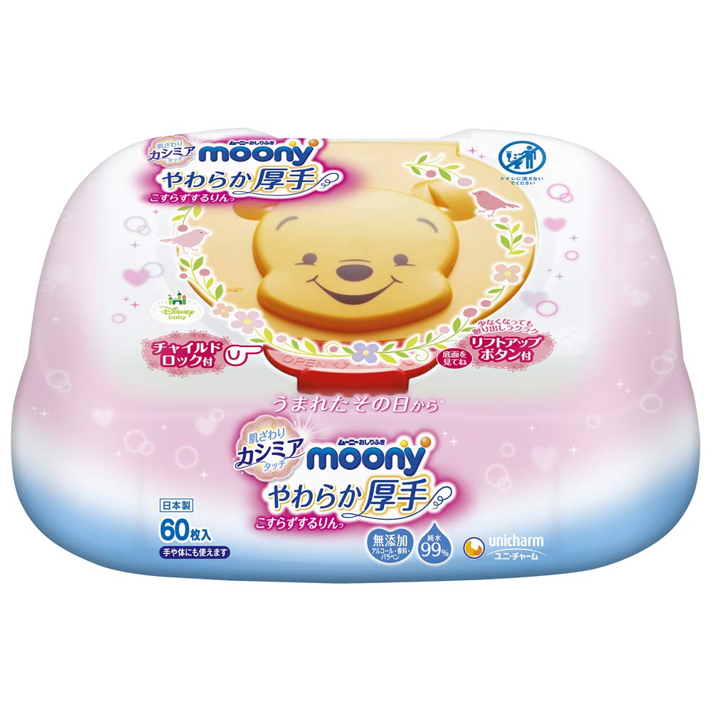 

Moony Soft Thick Sururin Body 60 штук [Влажные салфетки] Без трения