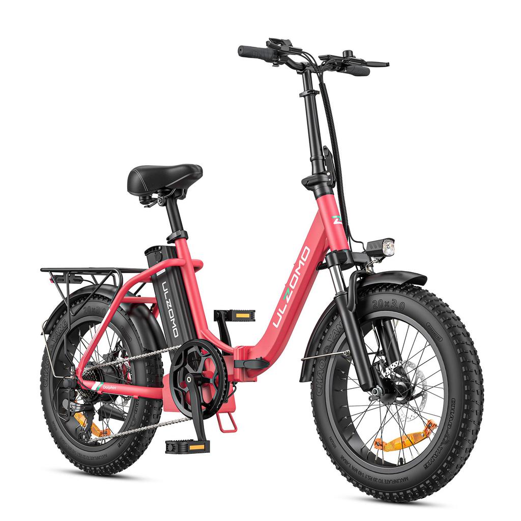 ULZOMO Dolphin E-jalgratas 250W mootoriga 48V13AH akuga täiskasvanutele mõeldud elektrijalgratas 20''-tollise rehviga pendeldamiseks mõeldud elektrijalgratas linnasõiduks
