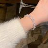 Ultra-bright Zircon Bracelet - Elegant and Exquisite Women's Small and Niche High-end Accessory with Crystal and Diamond Design.