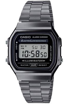 Orologio da Polso Digitale, Standard, A168WGG-1A, Grigio Metallizzato, per Uomo, Donna e Bambino, Modello Estero [Importazione Parallela]