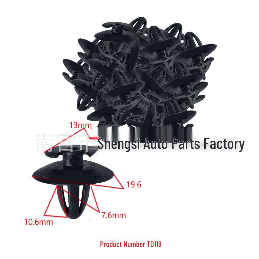 Car Door & Rocker Panel Nylon Trim Clips