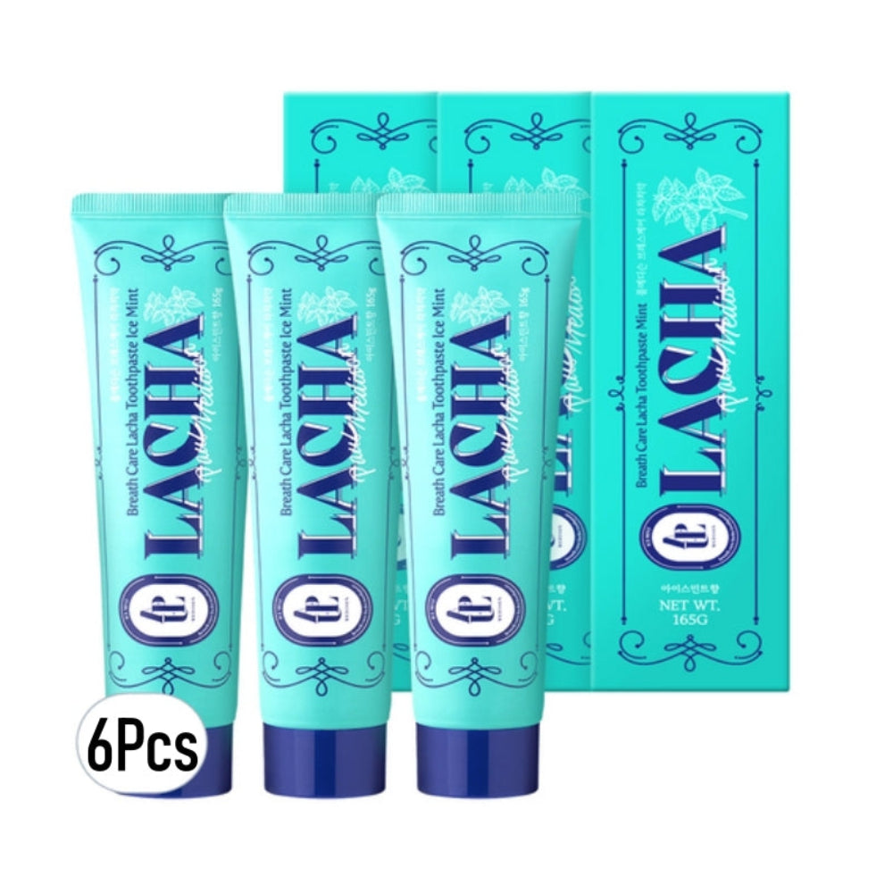Paul Medison Breath Care Lacha Toothpaste Ice Mint 165g*3Pcs/6Pcs