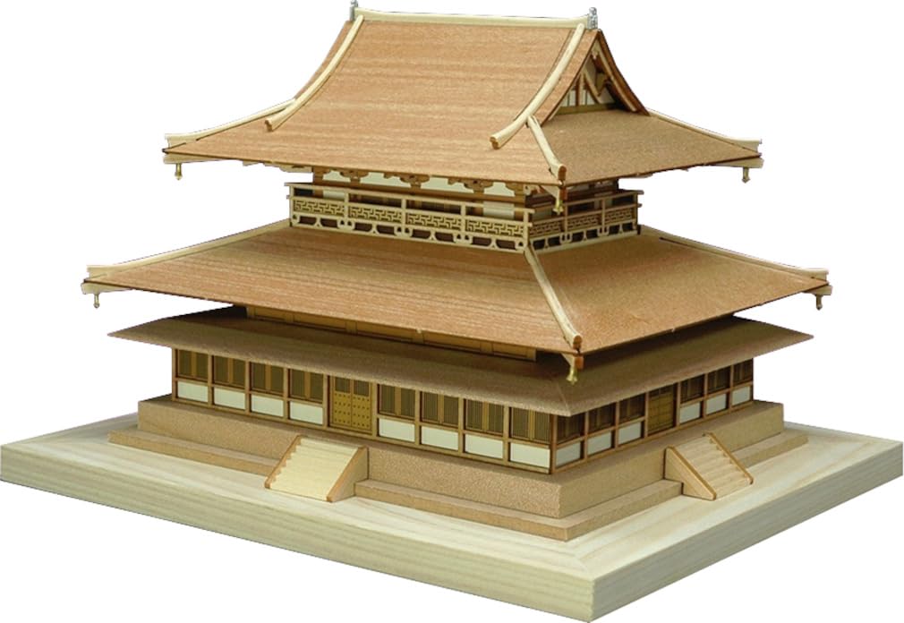 Woody Joe 1/150 Horyuji Temple Kondo Wooden Model Assembly Kit (Building)