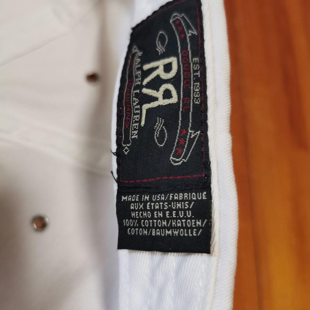 Used RRL Cap Three Star Tag Made In USA DOUBLE RL