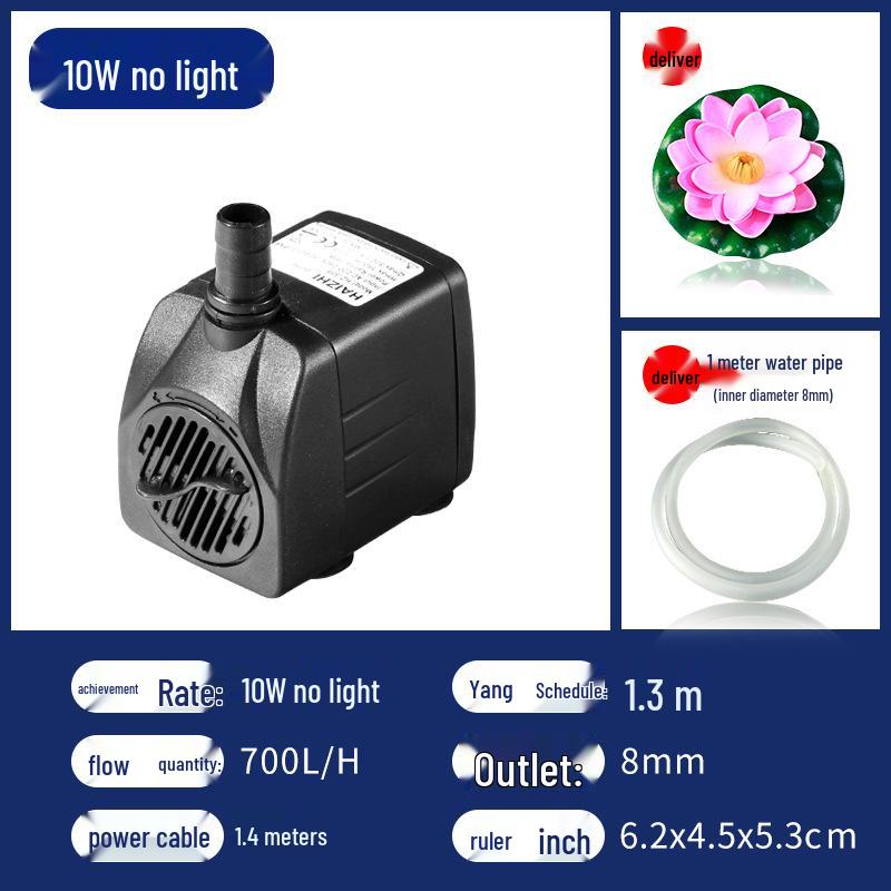 Bonsai Aquarium Leise Wasserpumpe mit Filtration für kleine Teiche