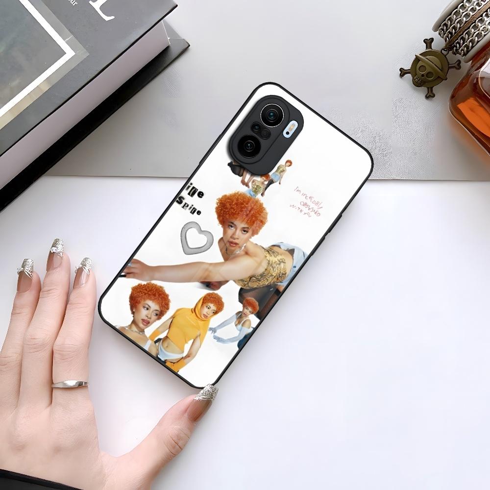 Weibliche Rapperin Ice Spice Handyhülle für Xiaomi 15 14 13 12 Mi 11 Pro ultra Lite Glas Hülle