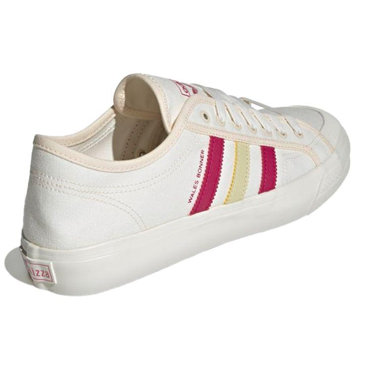Wales Bonner X Adidas Nizza Low Cream White Scarlet Unisex Sneakers Dark-Brown S42621