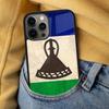 Lesotho Flag Soft Phone Case for iPhone 17 Air 16e Pro max 15 Pro 13 14 Plus 11 12 MagSafe Magnetic Coque