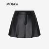 MO&Co. Low-Waist PU Skort