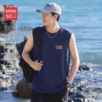 Men's Heavyweight Cotton Sleeveless T-Shirt