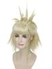 Wigs2you Women's H-5730 American Rapper Queen 90s Blonde Curly Updo Wig, Perfect for Halloween, Flame Retardant Synthetic Fiber