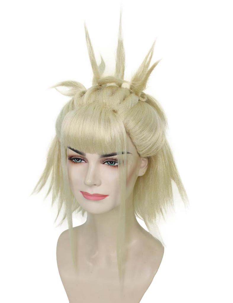 Wigs2you Women's H-5730 American Rapper Queen 90s Blonde Curly Updo Wig, Perfect for Halloween, Flame Retardant Synthetic Fiber