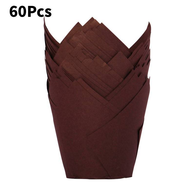 Muffin Paper Cups High Temperature Oilproof Baking Cups For Pastry Shops And Home Baking