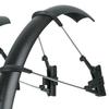 SKS Race Blade Pro XL Front and Rear Mudguards/Fenders Set for Road and Cross Bikes, 11431, Black Matte