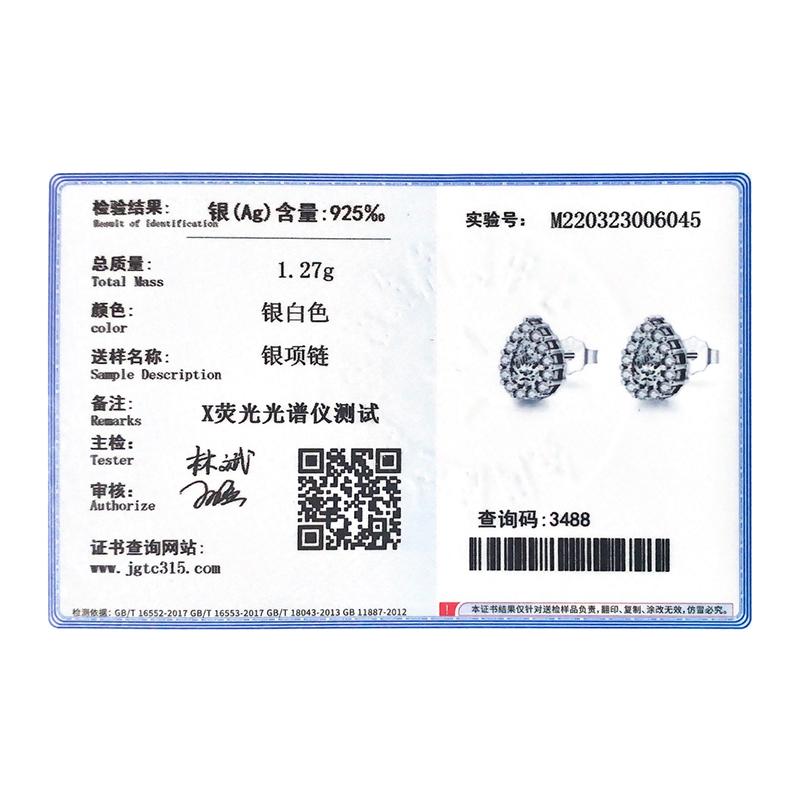 MODIAN 925 Sterling Silver Luxury Stud Earrings For Women Water Drop Sparkle Zircon Ear Stud Wedding Engagement Jewelry