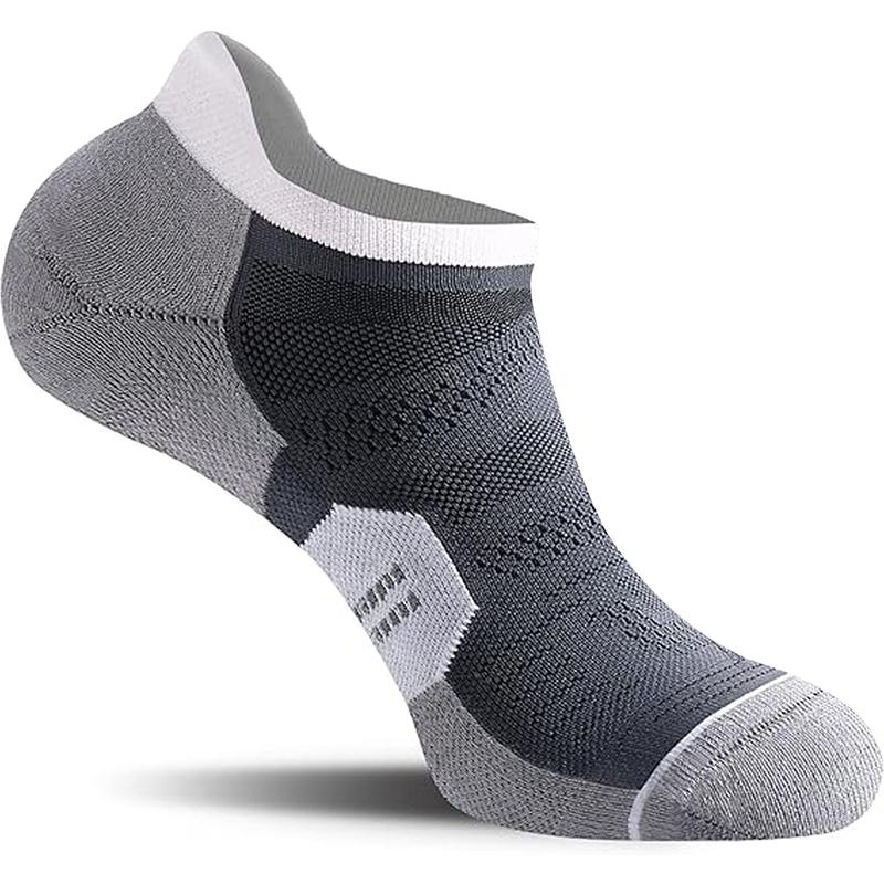 6 par Męskie Skarpety Stopki Sportowe Atletyczne Skarpety do Biegania Kompresyjne Skarpety Stopki do Biegania Niskie dla Mężczyzn
